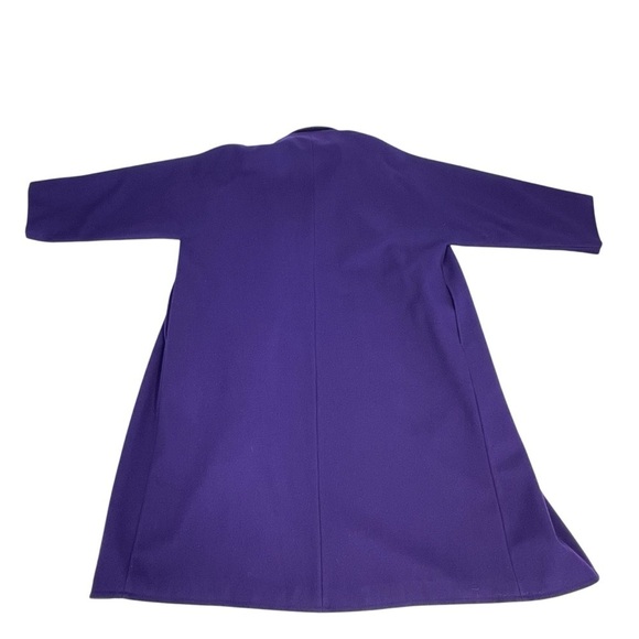 VINTAGE RUTLAND Purple Wool Cape Coat Women's Size 1X - Picture 14 of 16